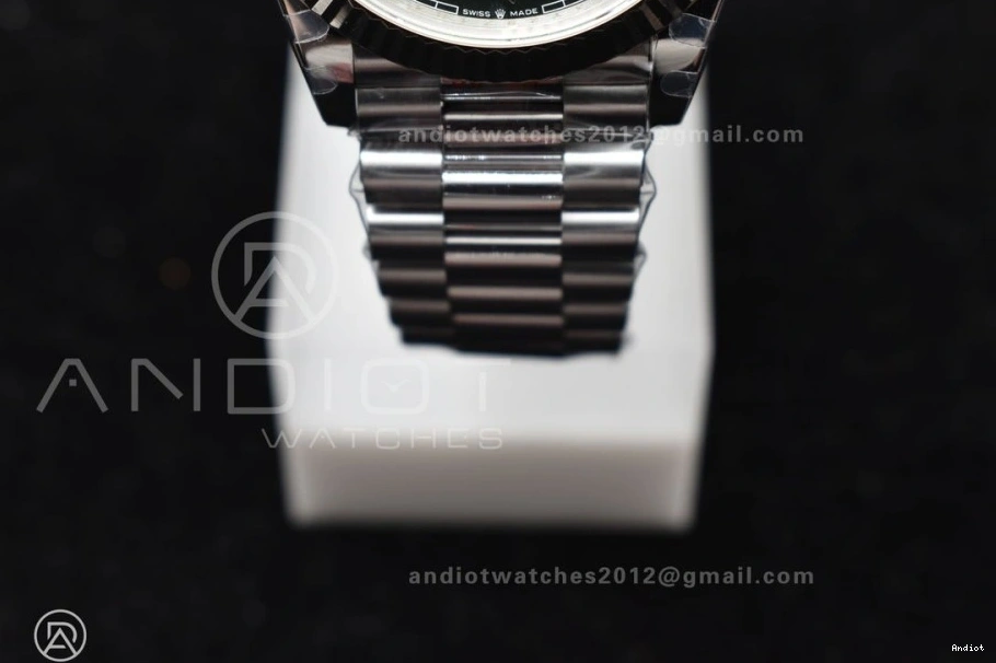 Arabic Steel 40 JDF Weight) Dial V3 Bracelet VR3255 on Green (Gain DayDate SS President 904L 0315